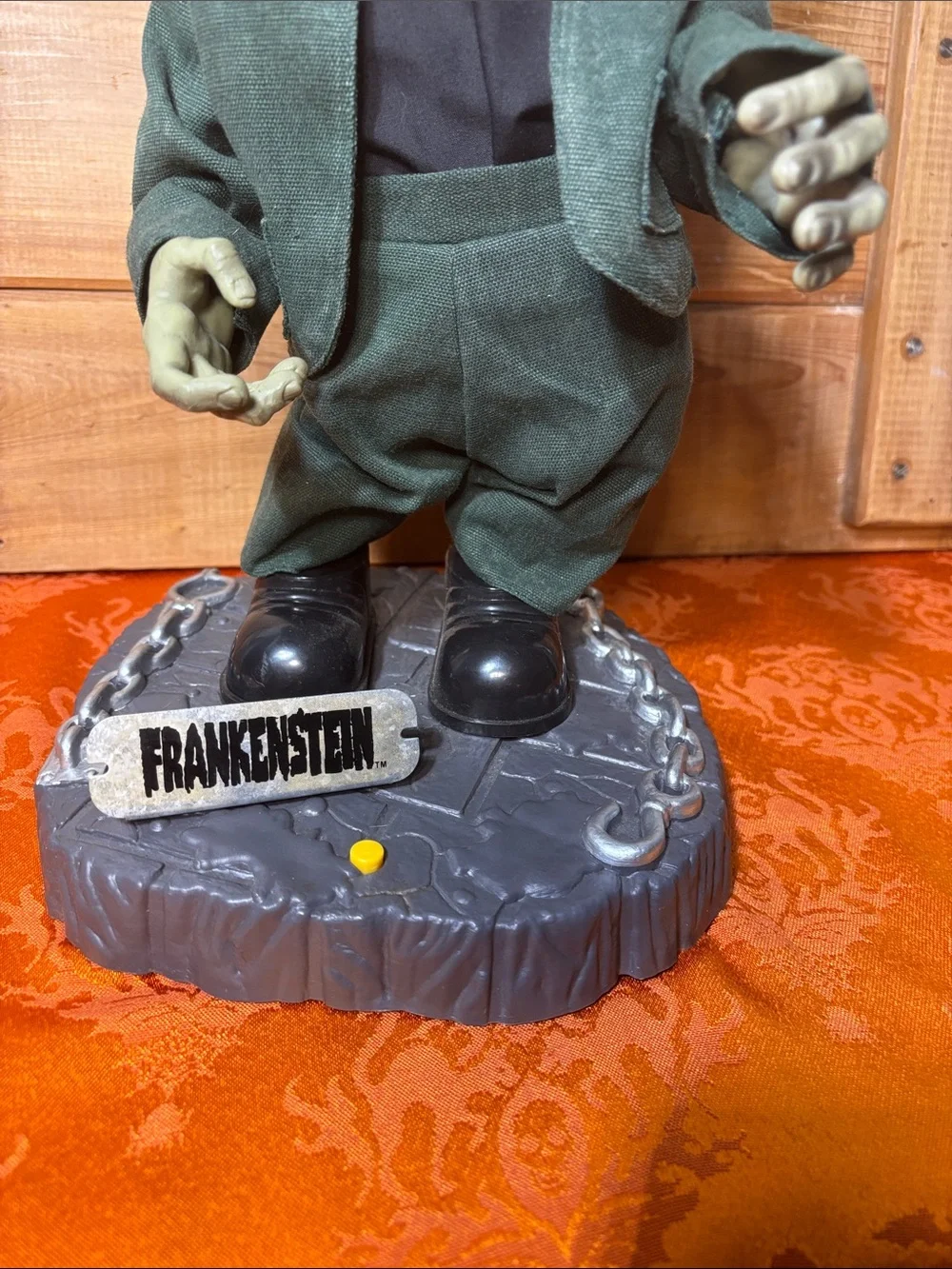 Vintage 2001 Gemmy Frankenstein Animated Song and Dance! Lighting Eyes!